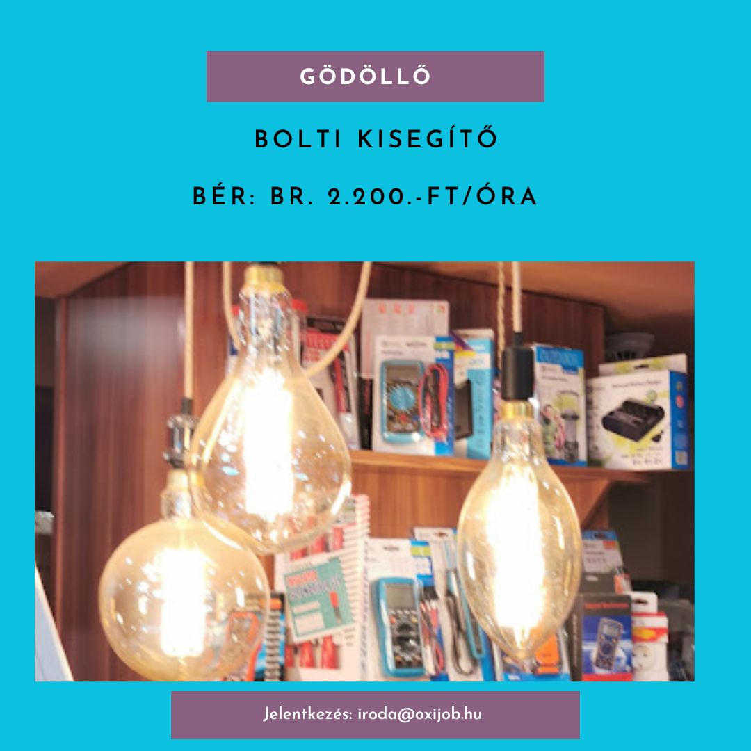 Bolti kisegítő- Gödöllő